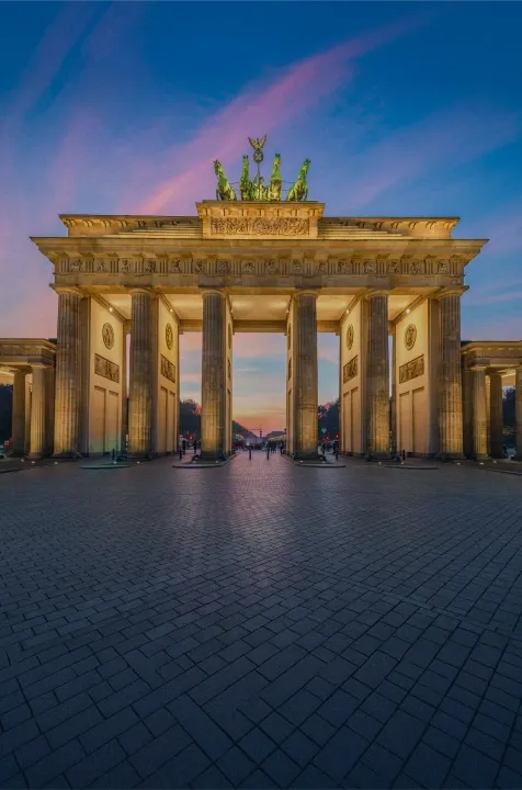 German cityscape